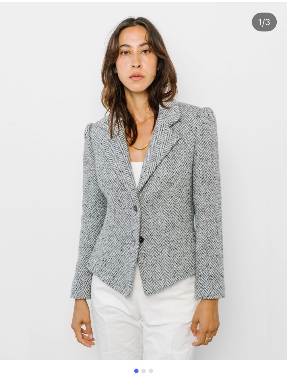 Horses Atelier size 3 Bella Jacket Herringbone